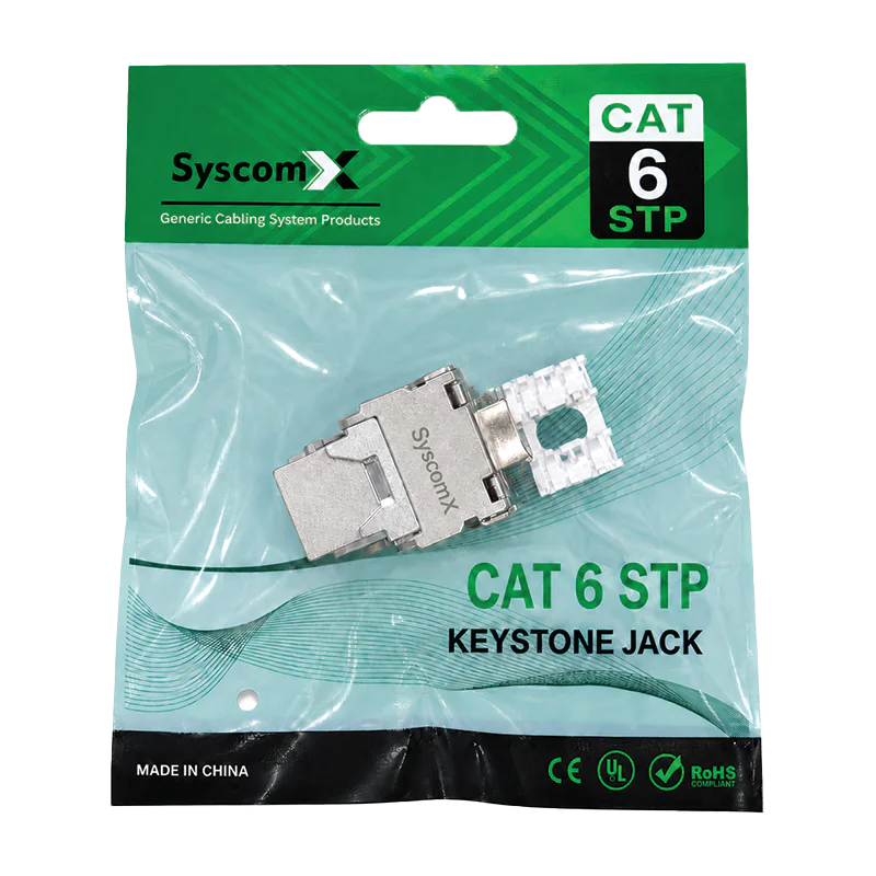 ⁦CAT 6 STP Keystone Jack⁩ - الصورة ⁦3⁩