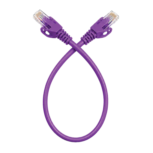 SyscomX CAT6 UTP Patch Cord 0.3 Metter – Purple