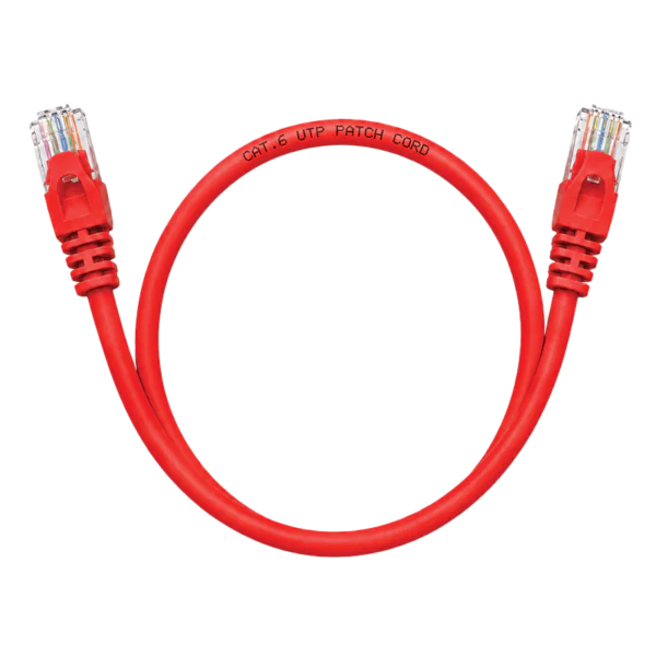 SyscomX CAT6 UTP Patch Cord 0.5 Metter – Red