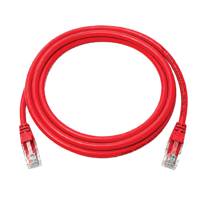 Patch Cord Red 1M CAT6 UTP Network Patch Cord 1 Meter – Red Color - Image 1