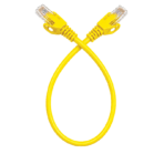 SyscomX CAT6 UTP Patch Cord 0.3 Metter – Yellow