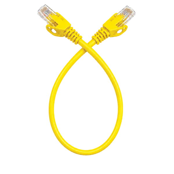 SyscomX CAT6 UTP Patch Cord 0.3 Metter – Yellow