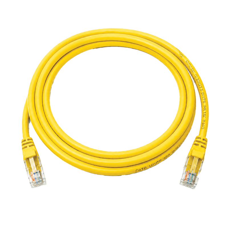 Patch Cord Yellow 1M CAT6 UTP Network Patch Cord 1 Meter – Yellow Color - Image 1