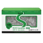 ⁦SyscomX RJ45 Connector CAT6 UTP Pass Through⁩ - الصورة ⁦2⁩